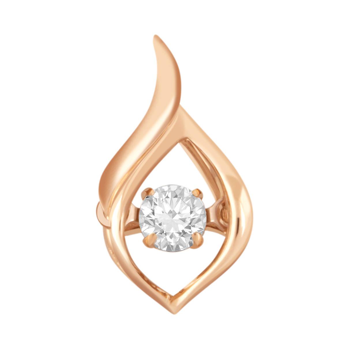 Кулон из красного золота с 