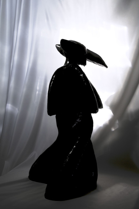 Авторская скульптура "БЛЕСТЯЩИЙ НОЧНОЙ ORBI" (061214)