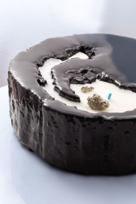 Интерьерная свеча "URBI&amp;ORBI BURNOUT — ЧЁРНЫЙ СТВОЛ” (061228)