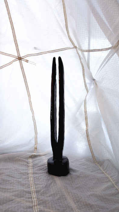 Авторская статуэтка "ЧЁРНАЯ РУСАЛКА" (061222)