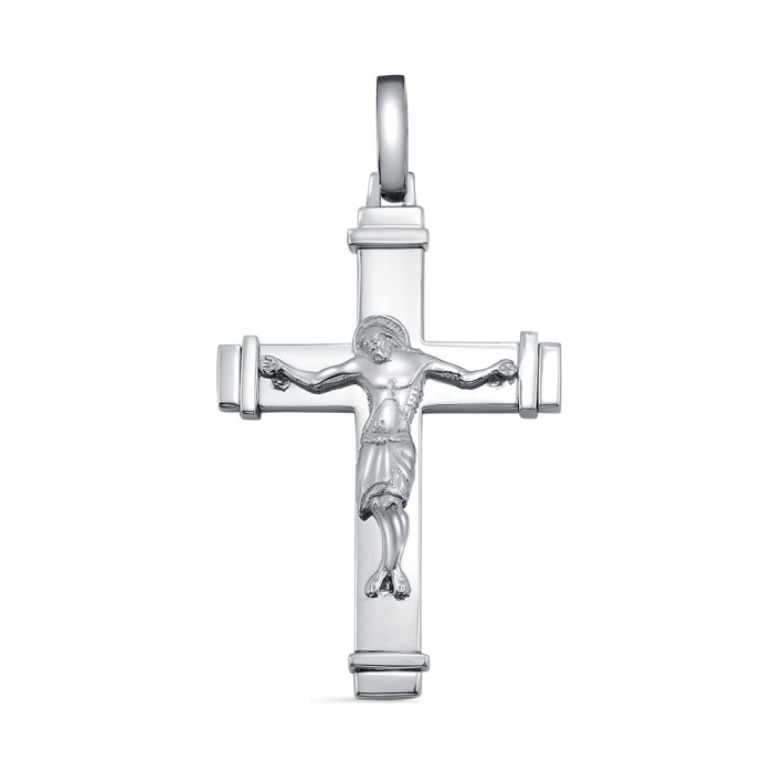 Кулон крест из платины  (060646)