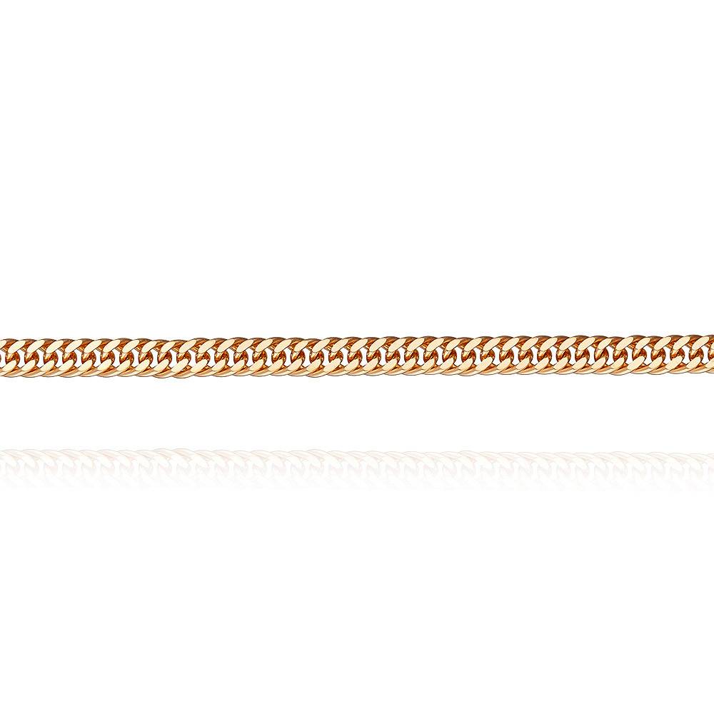Цепь из красного золота, плетение Панцирное (044275)