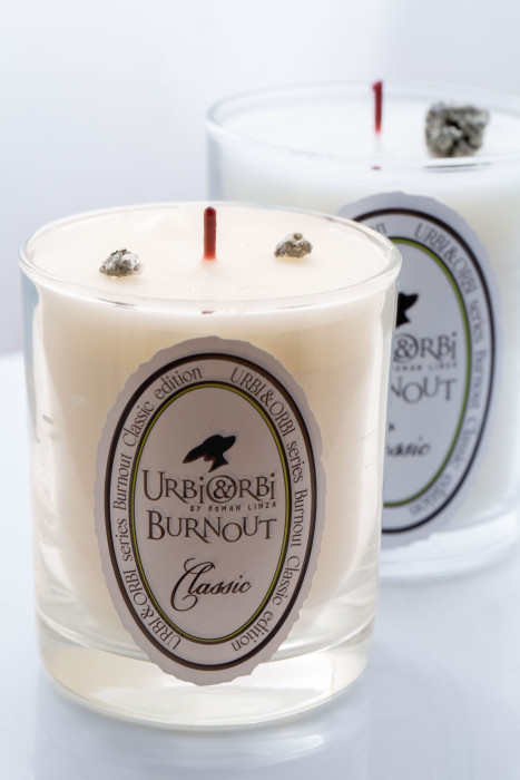 Ароматическая свеча “URBI&ORBI BURNOUT — КИПАРИС” 18О мл (061233)