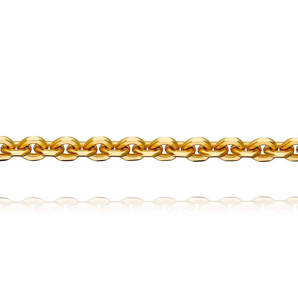 Цепь из жёлтого золота, плетение Якорное (045593)