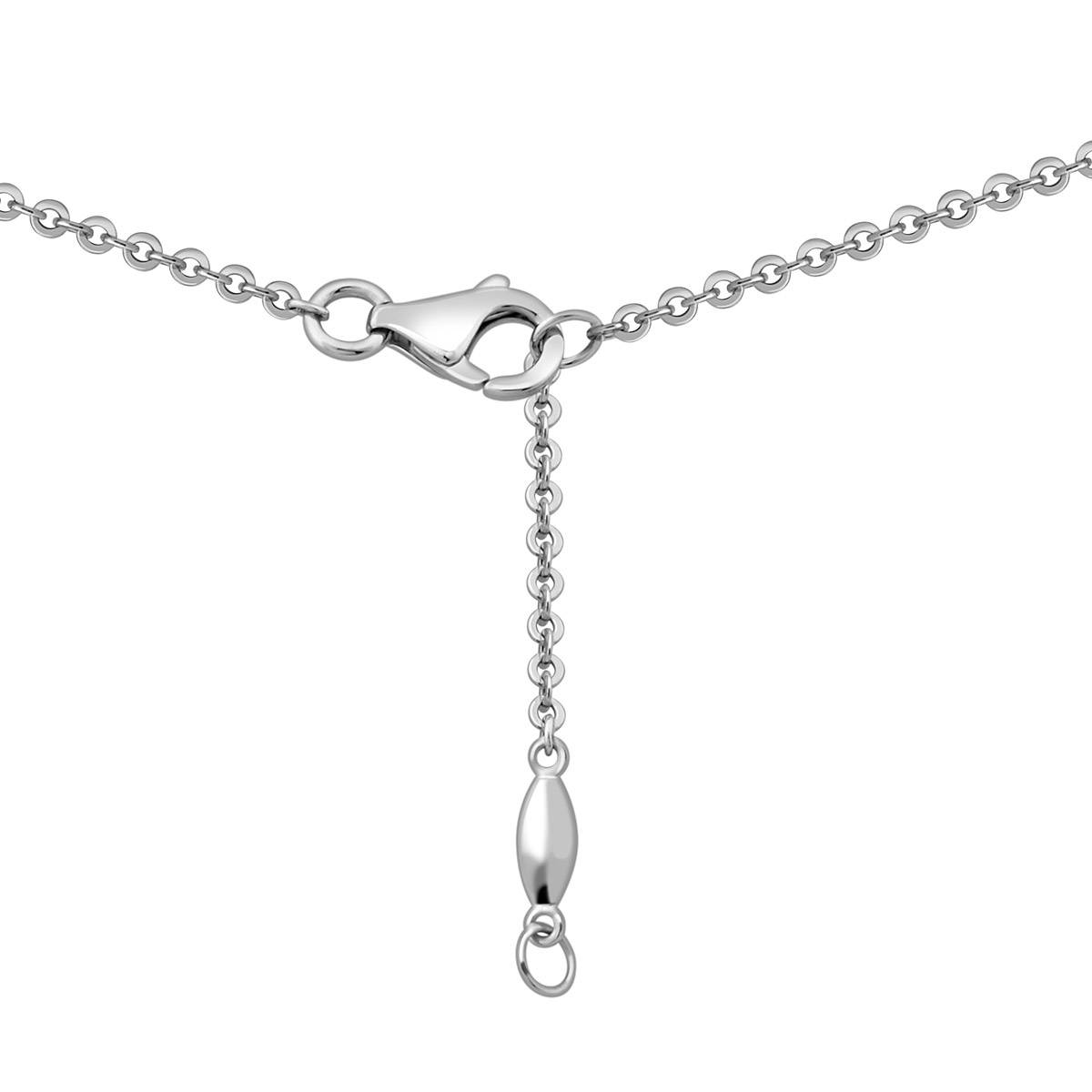 Колье из белого золота с бриллиантами (032183)