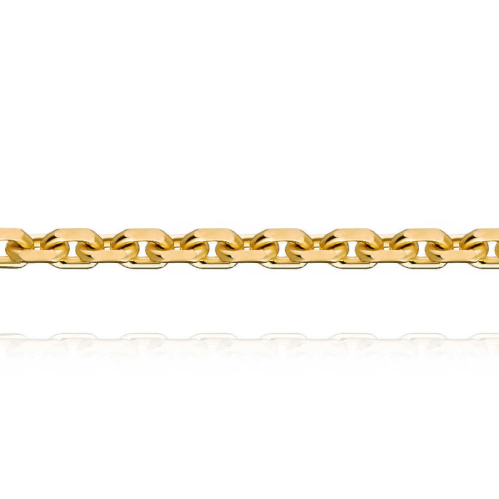 Цепь из жёлтого золота, плетение Якорное (047054)