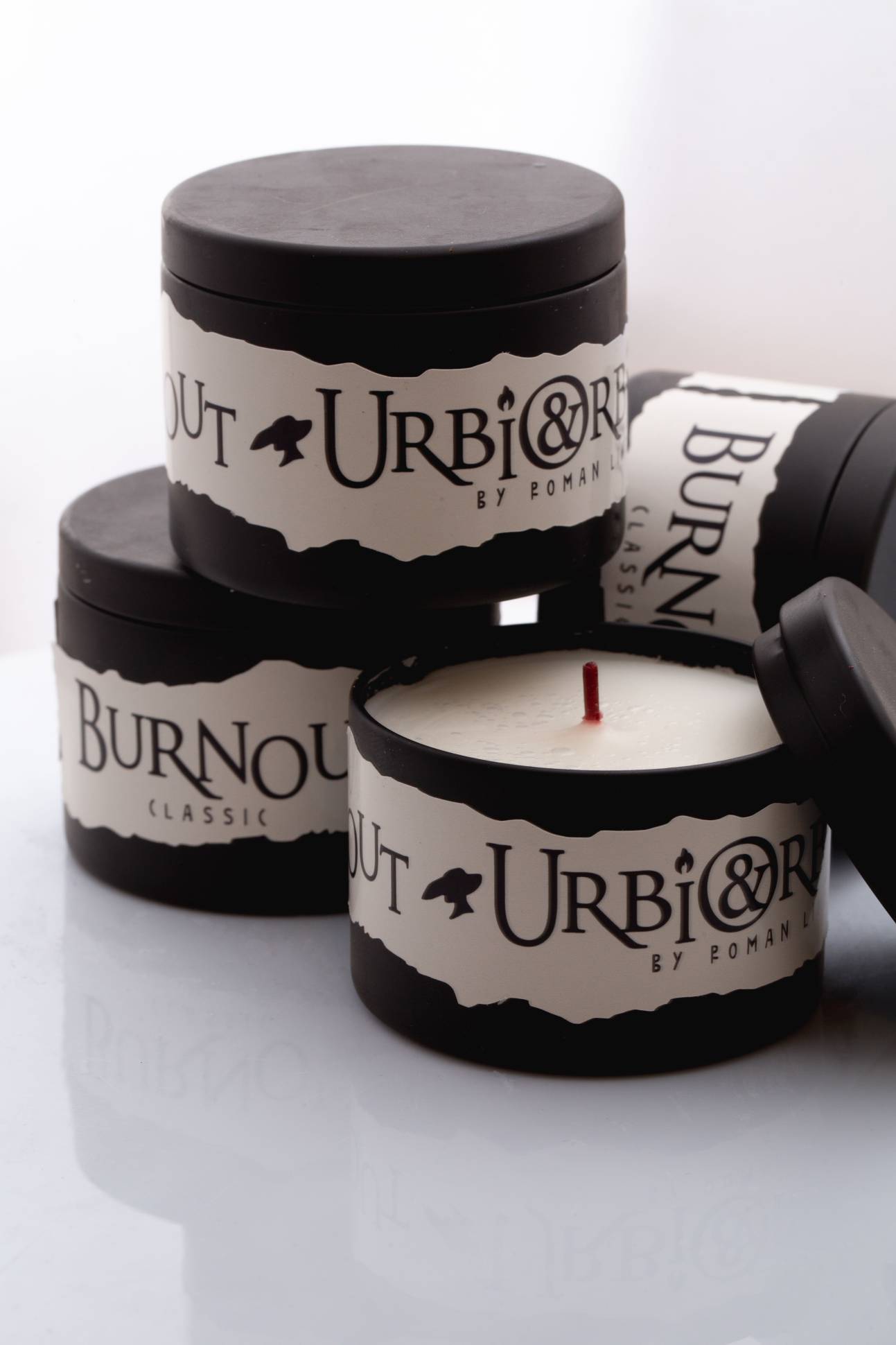 Набор из 3х ароматических свечей “URBI&ORBI BURNOUT” (061236)