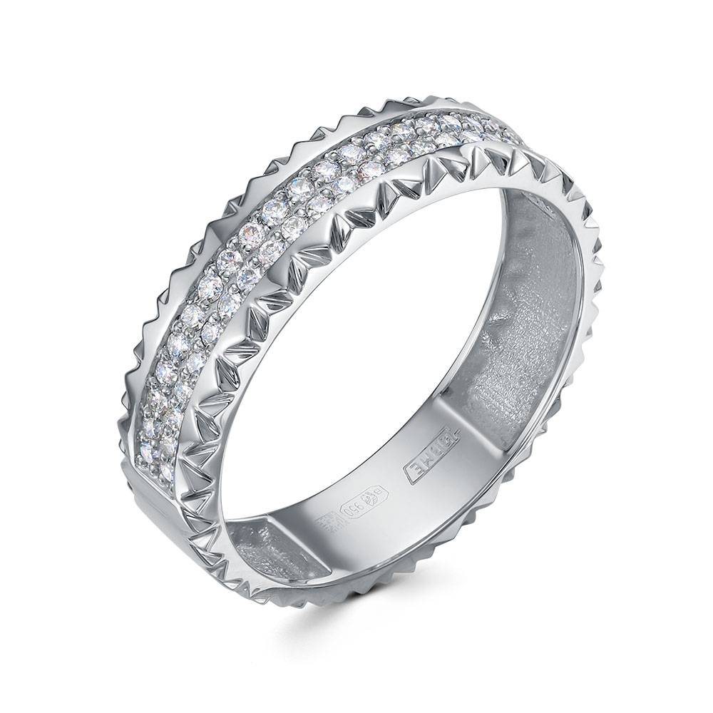 Кольцо из платины с бриллиантами (060631)