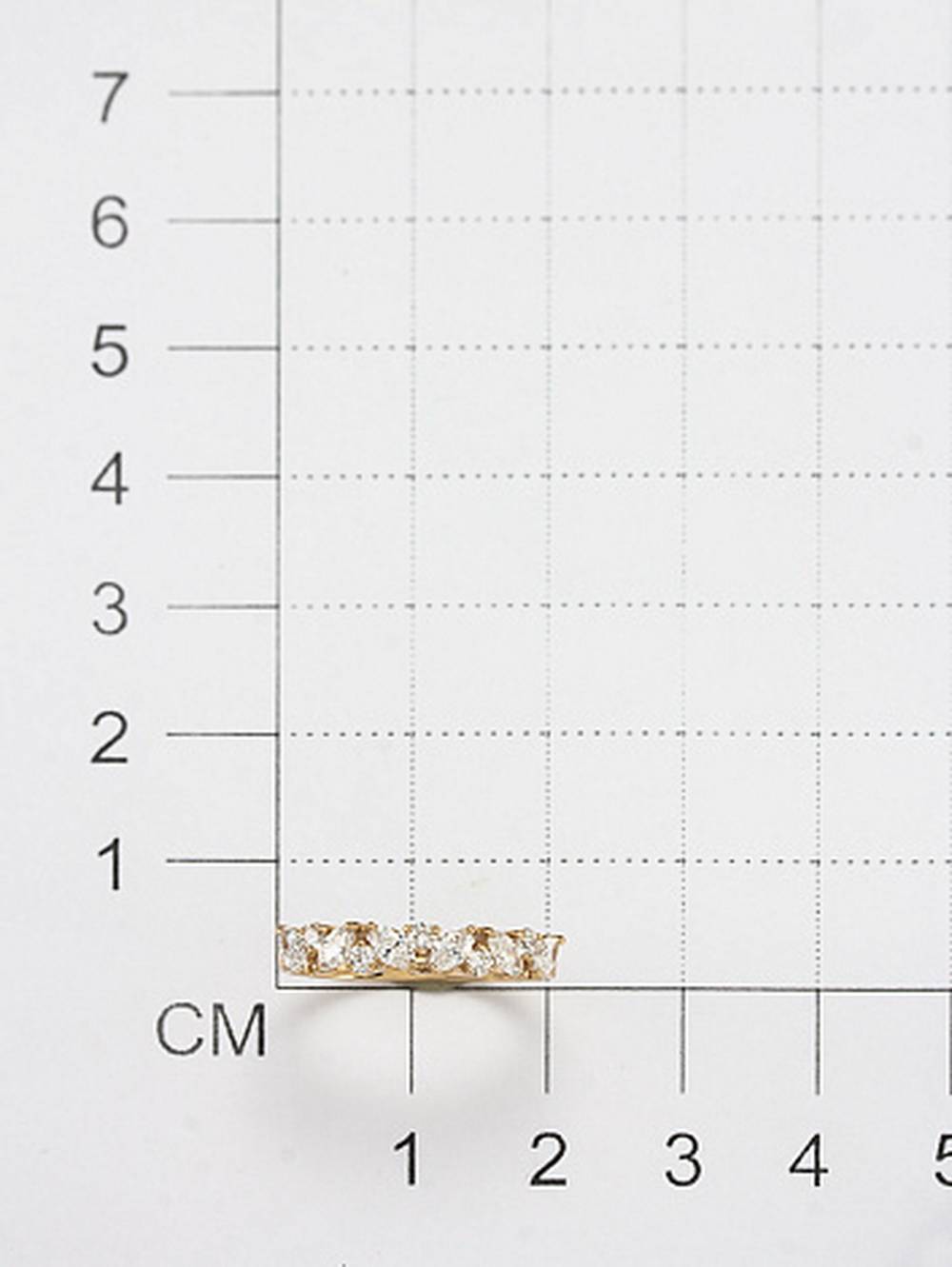 Кольцо из жёлтого золота с бриллиантами (053683)