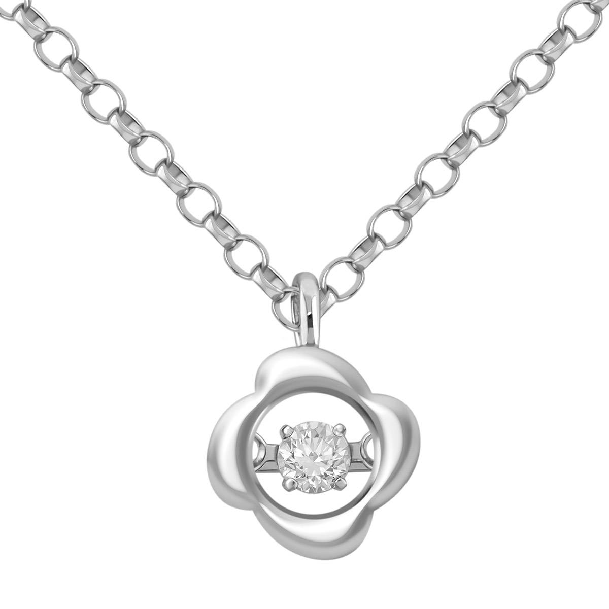 Колье из белого золота с 