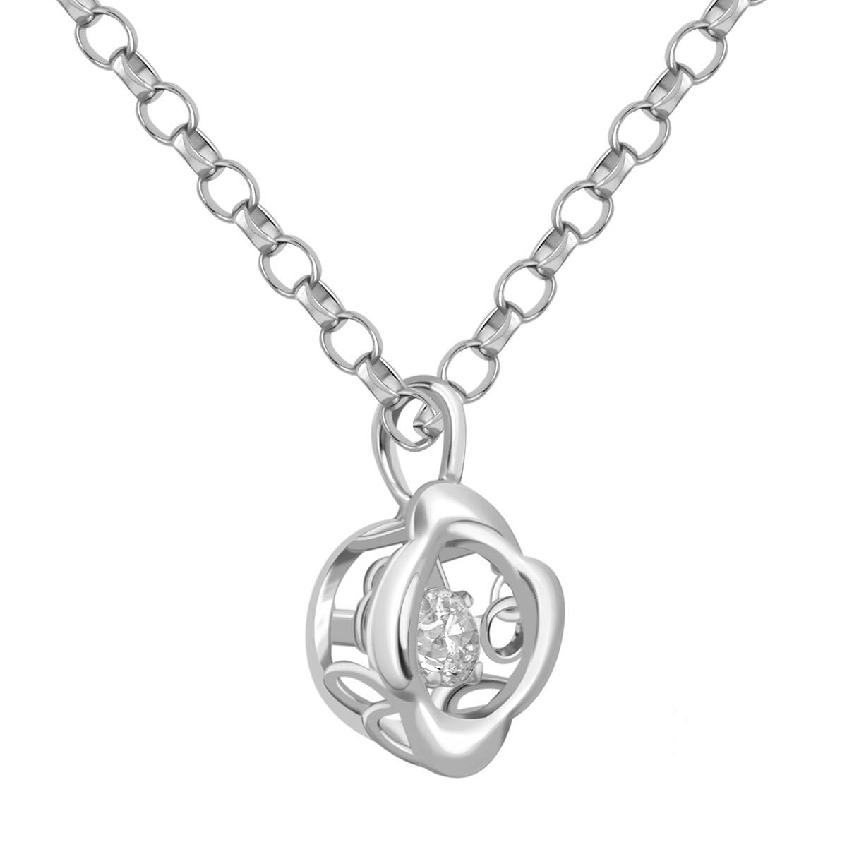 Колье из белого золота с 