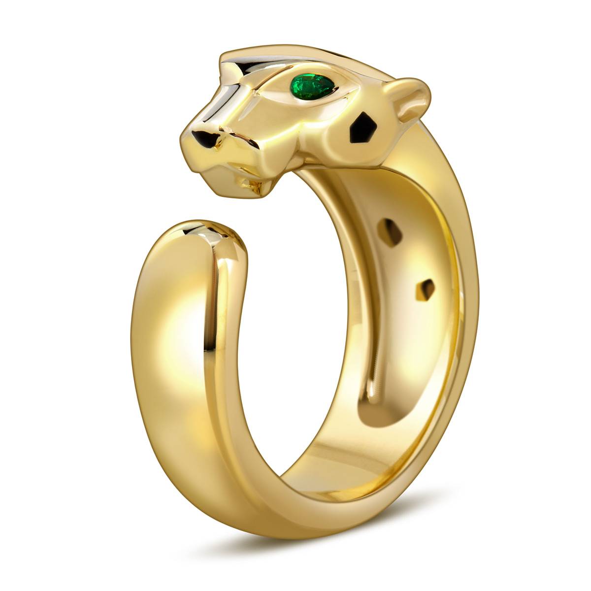 Кольцо из жёлтого золота с ситаллами (060534)