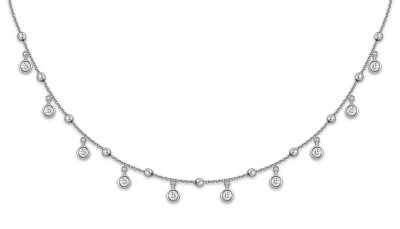 Колье из белого золота с бриллиантами "Crivelli" (051787)