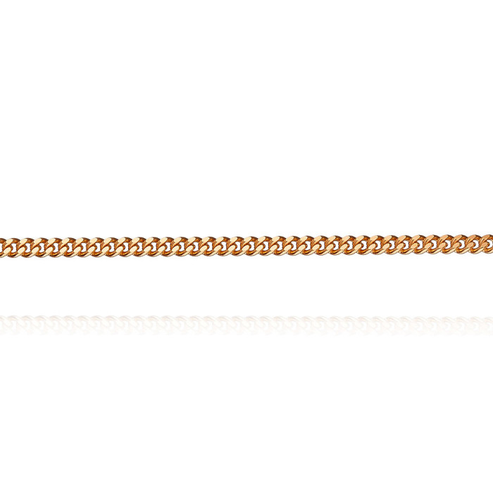 Цепь из красного золота, плетение Панцирное (044273)