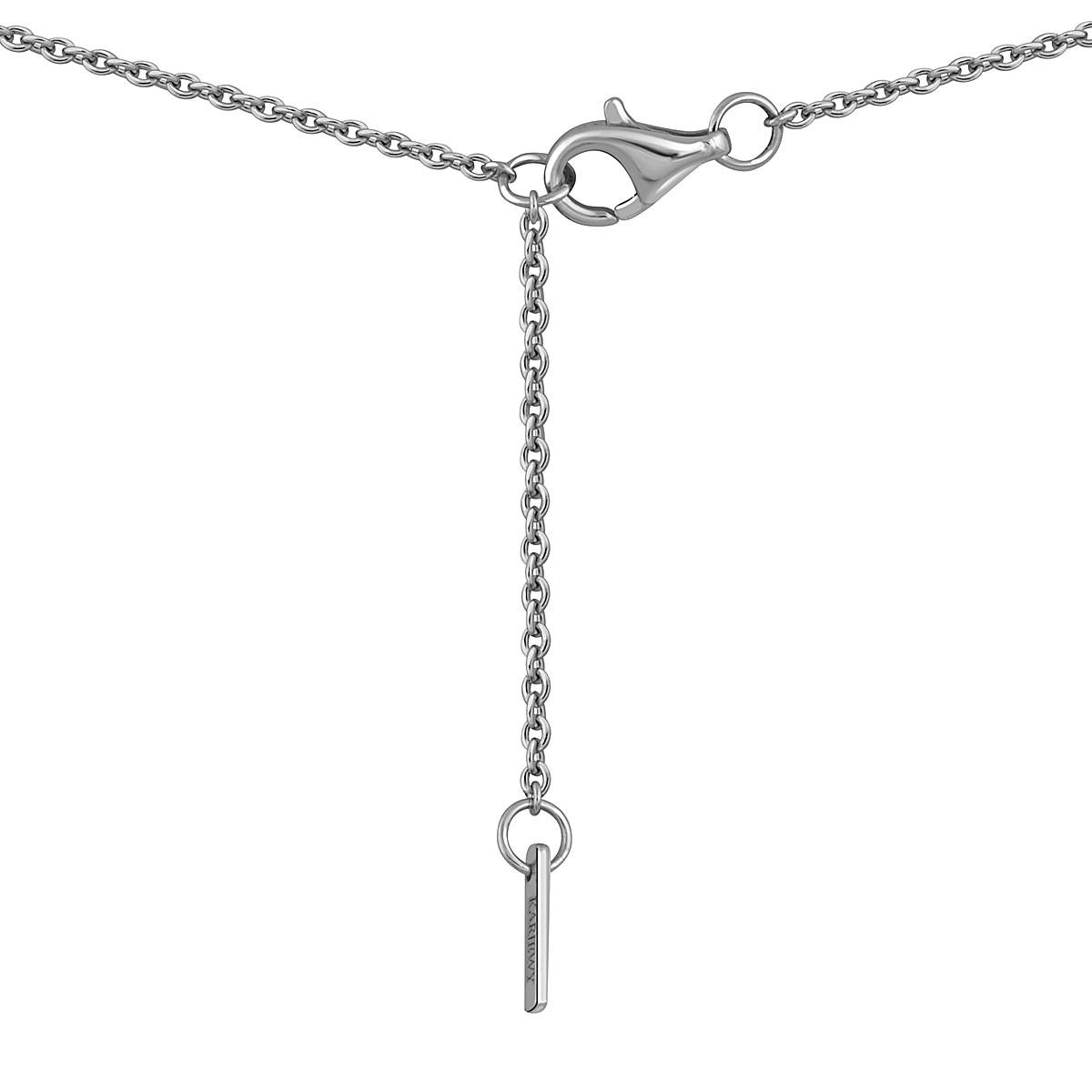 Колье из белого золота с бриллиантами (054906)