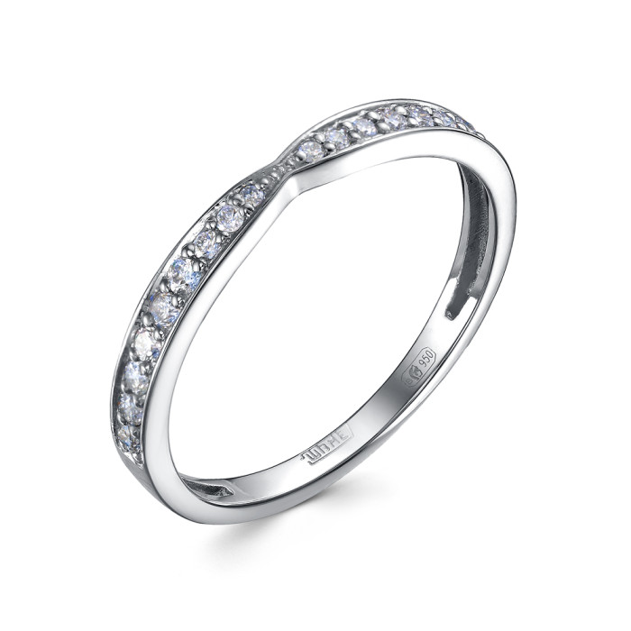 Кольцо из платины с бриллиантами (057981)