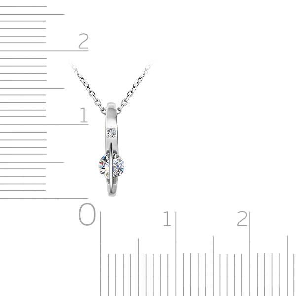 Колье из белого золота 