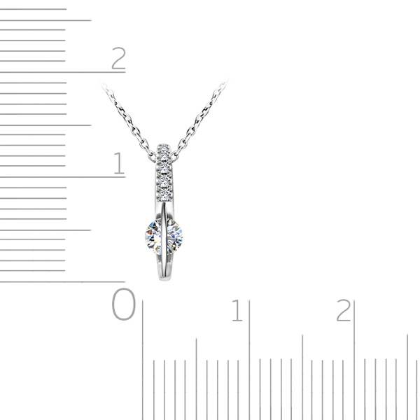 Колье из белого золота 