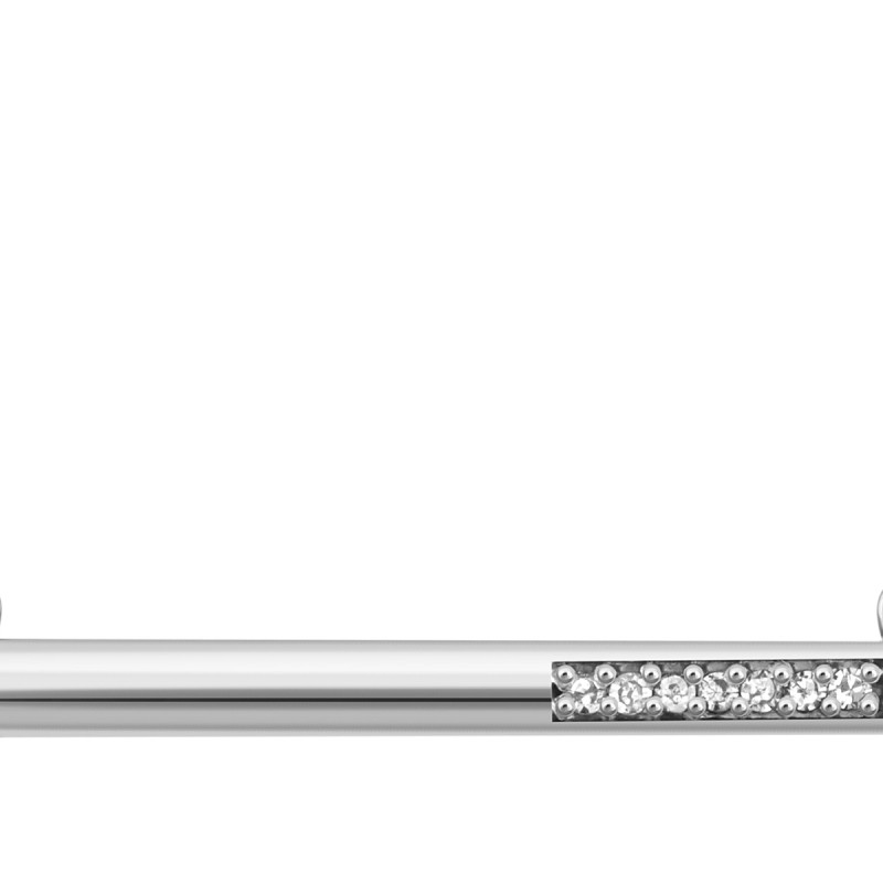 Колье из белого золота с бриллиантами (040555)