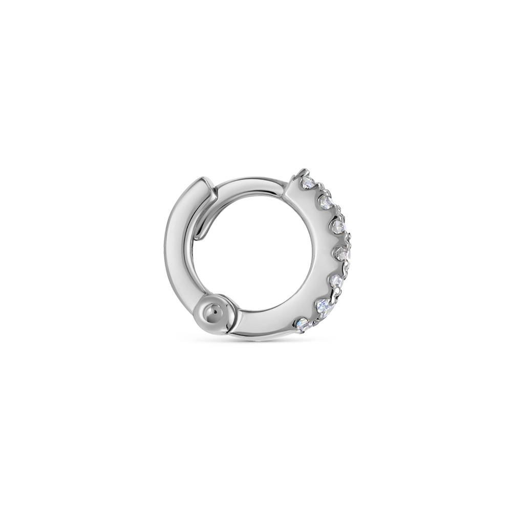 Пирсинг из белого золота с бриллиантами (053885)