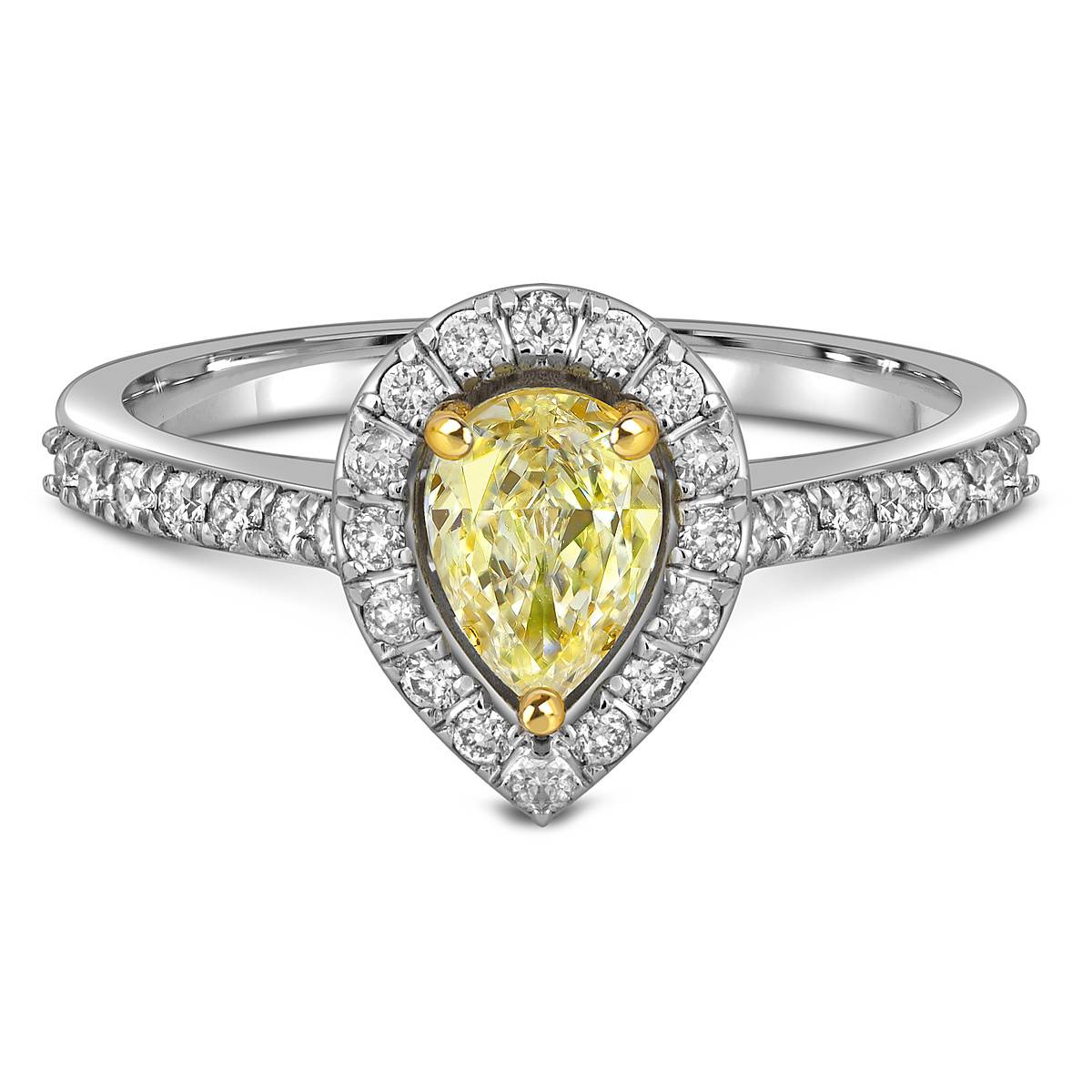 Кольцо из  белого золота с бриллиантами (057786)