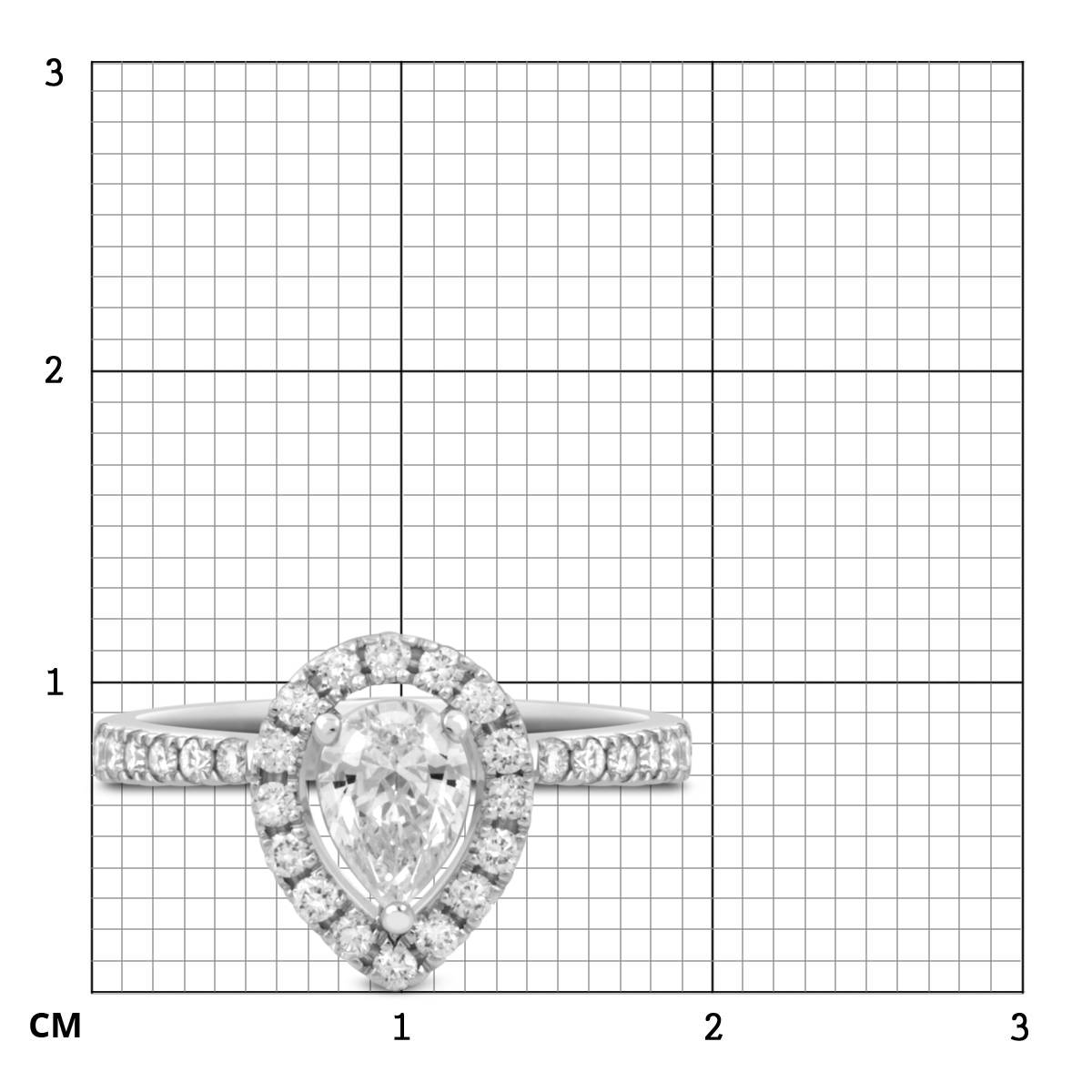 Кольцо из белого золота с бриллиантами (048791)