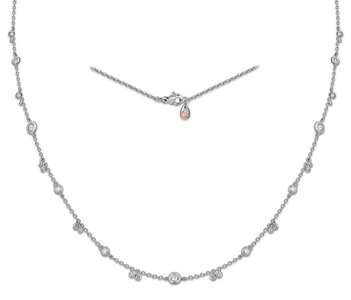 Колье из белого золота с бриллиантами "Crivelli" (052884)