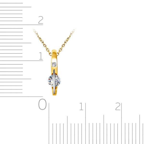 Колье из жёлтого золота 