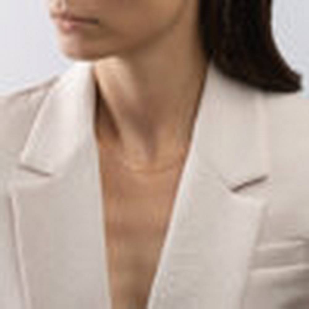 Цепь из красного золота, плетение Якорное (037165)