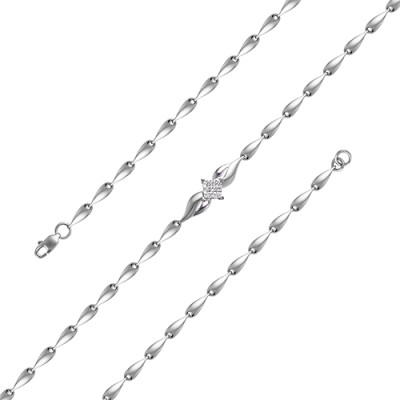 Браслет из белого золота с бриллиантами (040039)