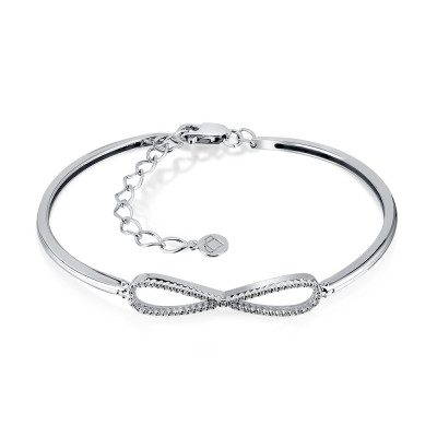 Браслет из белого золота с бриллиантами (051113)