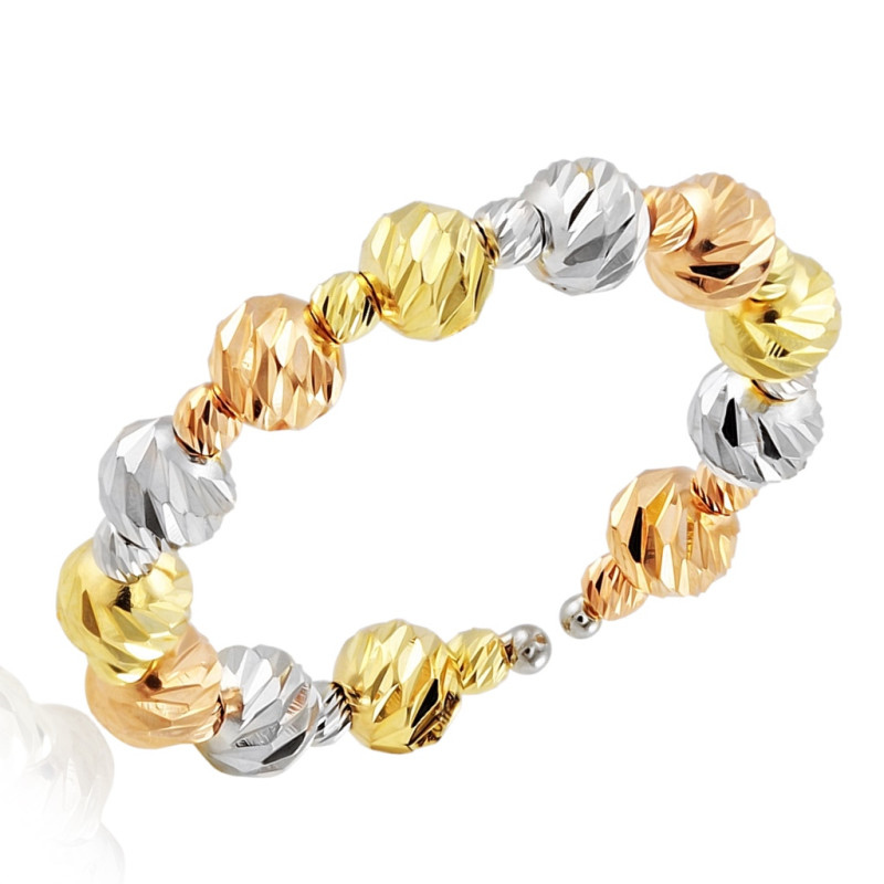 Кольцо из комбинированного золота (054266)