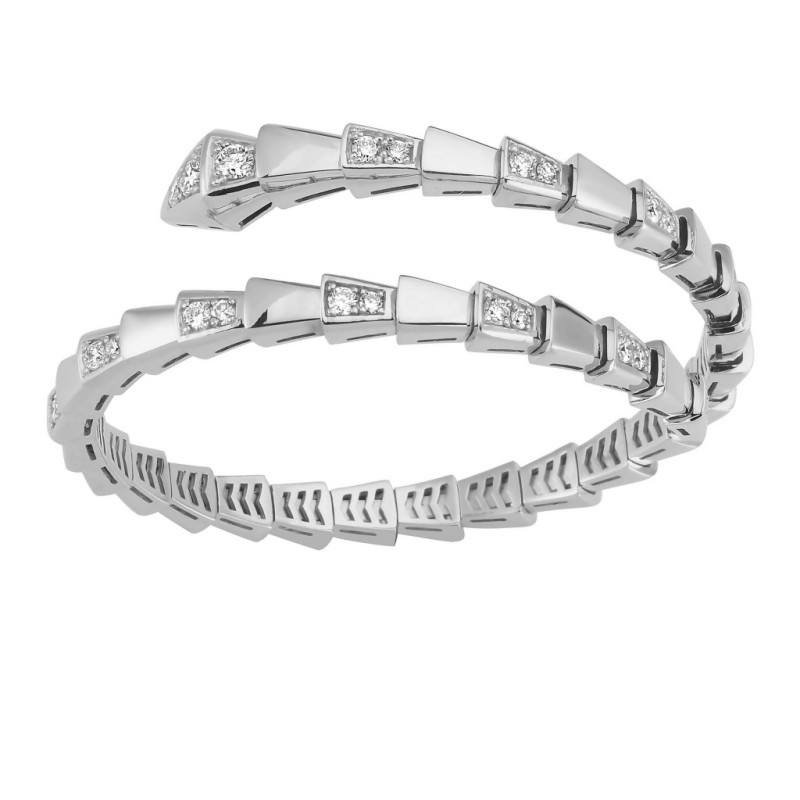 Браслет из белого золота с бриллиантами (052325)