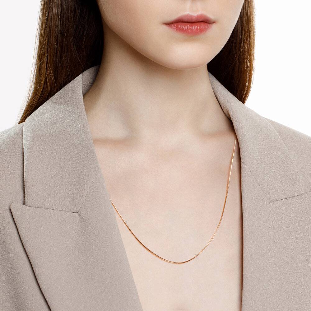 Цепь из красного золота, плетение 