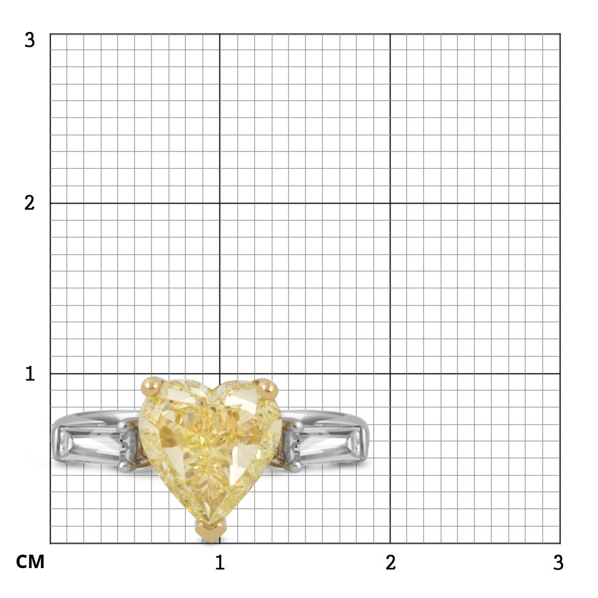 Помолвочное кольцо из белого золота с бриллиантами 