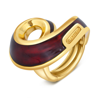 Кольцо из серебра с эмалью &quot;Graziella&quot; (038696)