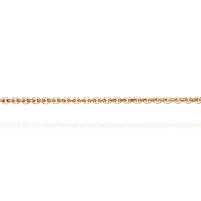 Цепь из красного золота, плетение Якорное (044308)
