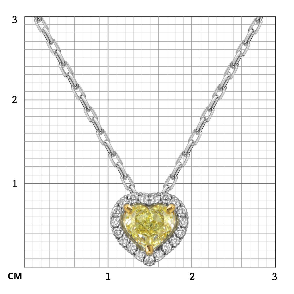 Колье из белого золота с бриллиантами 