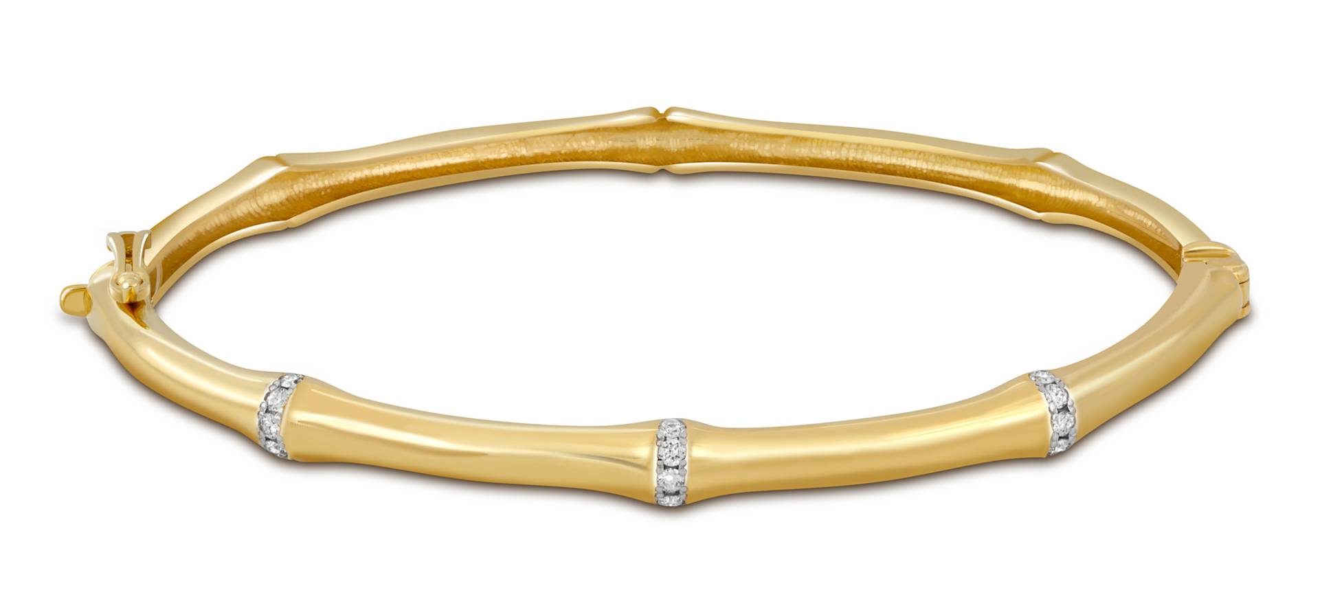 Браслет из жёлтого золота с бриллиантами (052902)