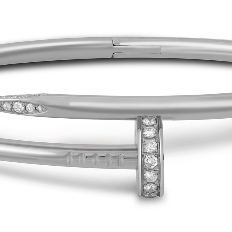 Браслет из белого золота с бриллиантами (049365)