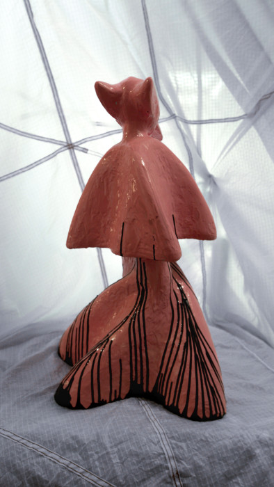 Авторская скульптура "ORBI ХУДОЖНИК" из архитектурного бетона и авторской эмали (061218)