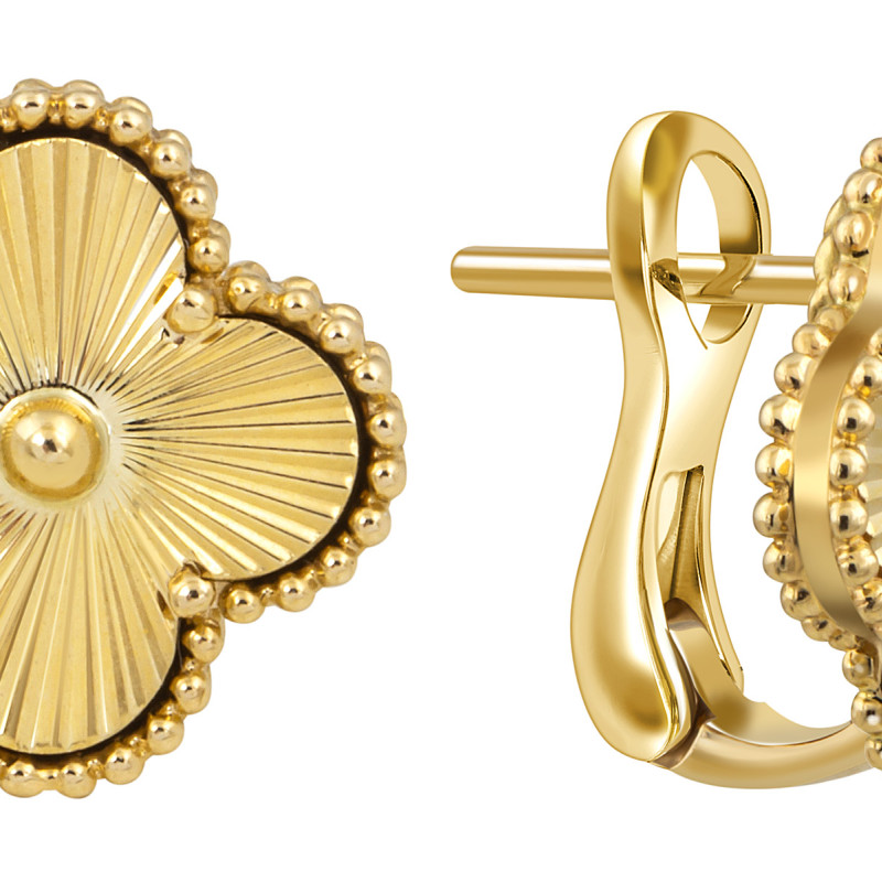 Серьги из жёлтого золота (051815)